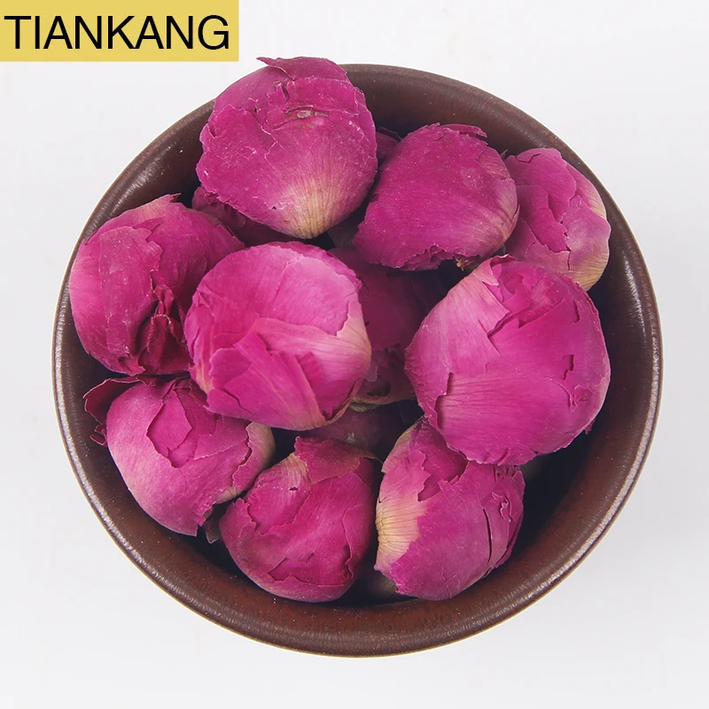 Травяной органический круглый шар 100% натуральный съедобный травяной сушеный розовый цветок пиона необработанный Органический цветочный чай