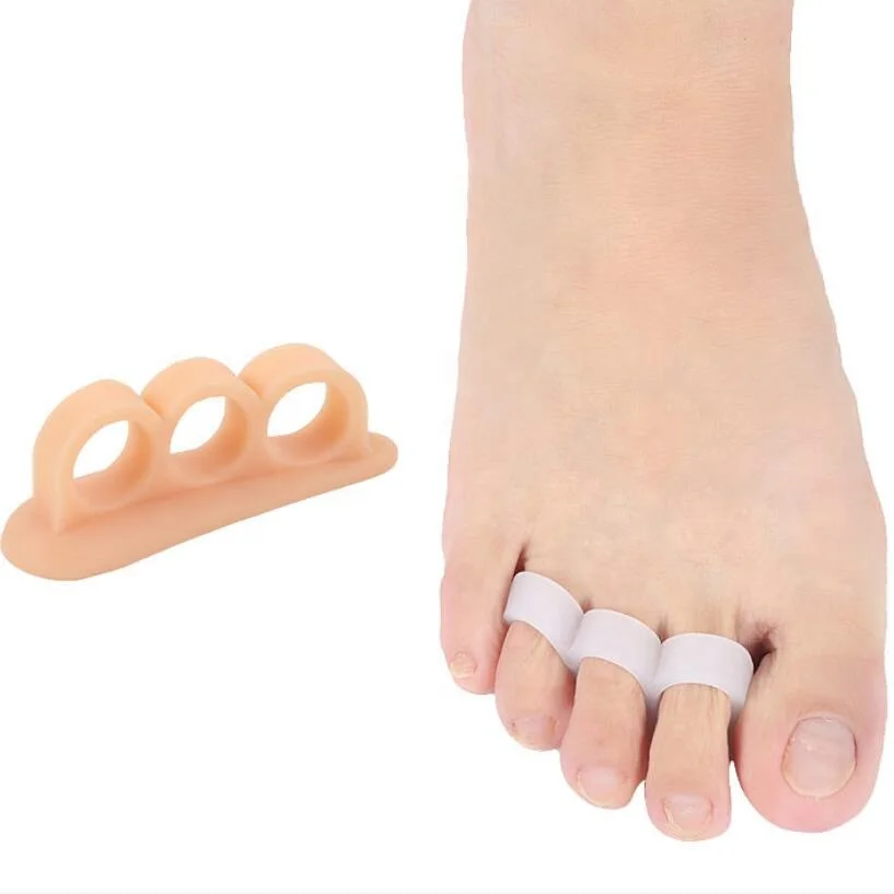 Footcare Hallux Valgus Gel Silicone Toe Sponge Toe Separator Shoes Bunion Toe Corrector Support