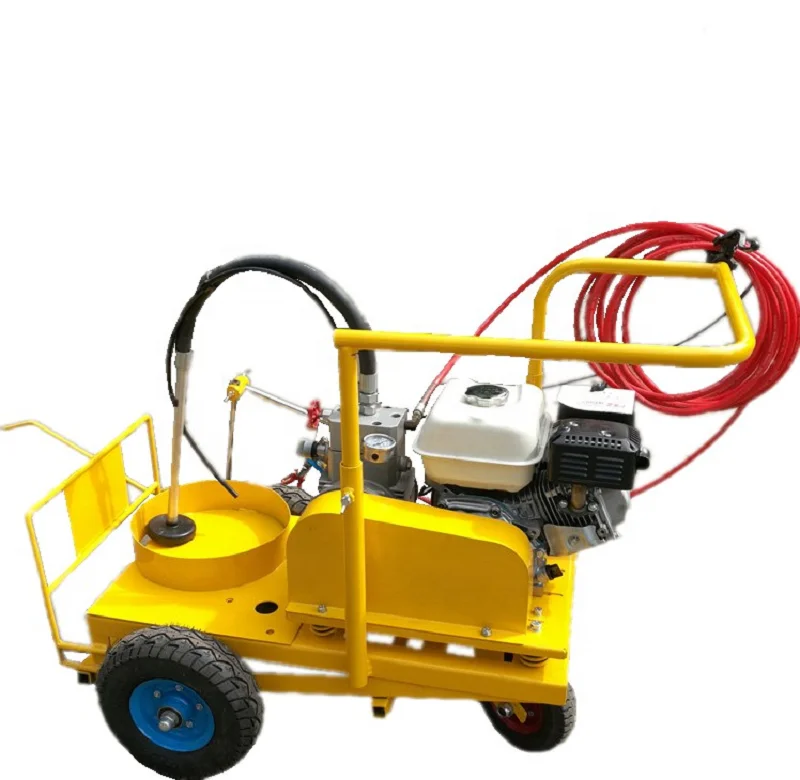 New Self-Walking Cold Spray Painting Road Marking Line Machine with Reliable Engine Component