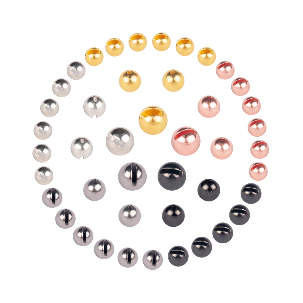 Pink painted chartreuse fly tying Slotted  tungsten beads 1.5-6.4mm  tungsten beads fly fishing