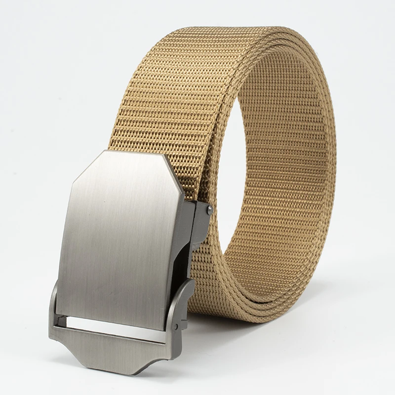 Custom logo Canvas Metal Buckle Nylon Belt High Quality Nylon 8260 Tactical Canvas Military Belt