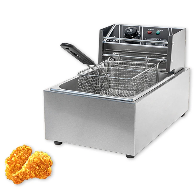 commercial heavy duty temperature control electric deep fryers for restaurant