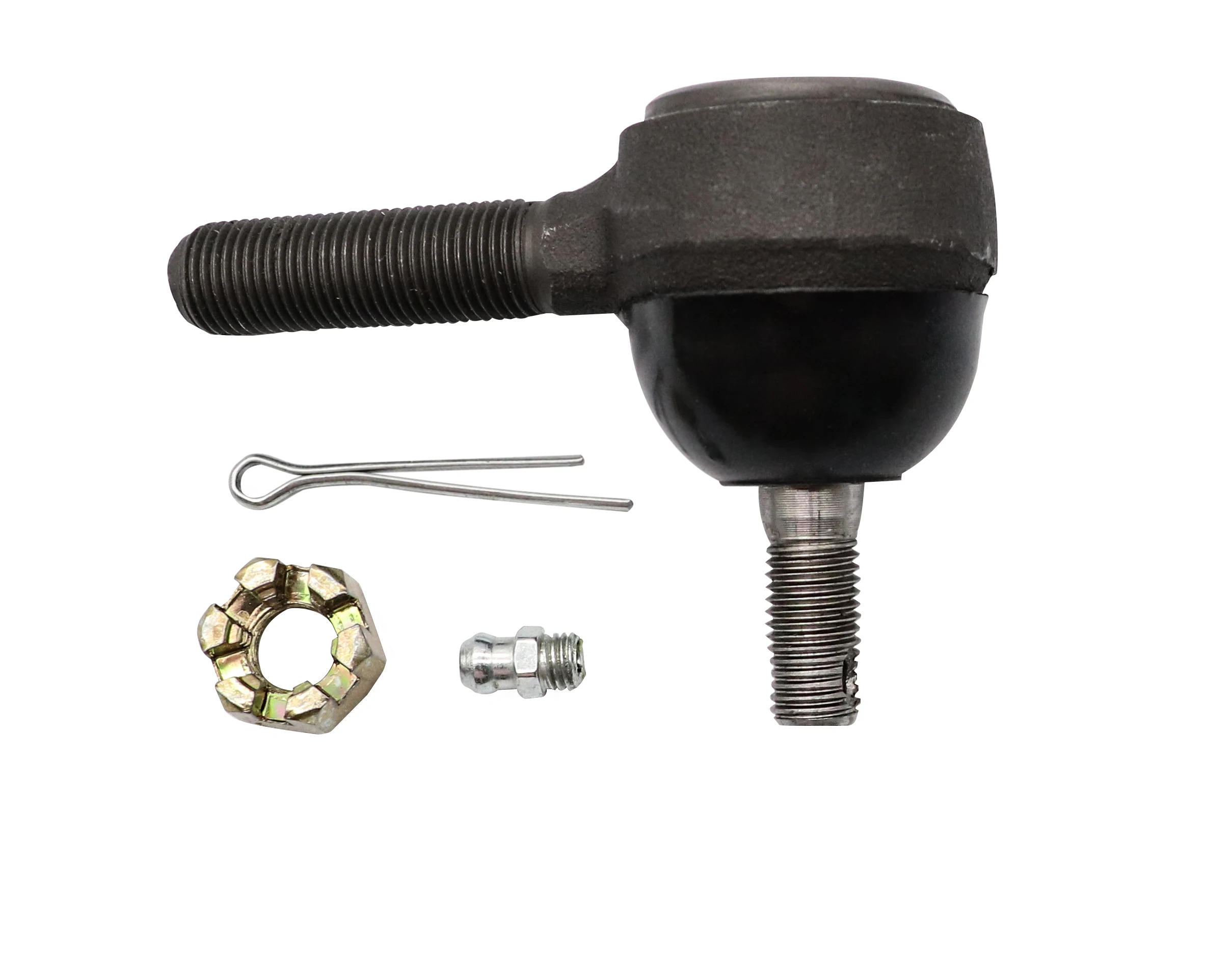 Golf Cart Thread Tie Rod End Rod End with Grease Ball Joint for Club Car DS G&E 1976-2008 Left Side(Drive Side#7540