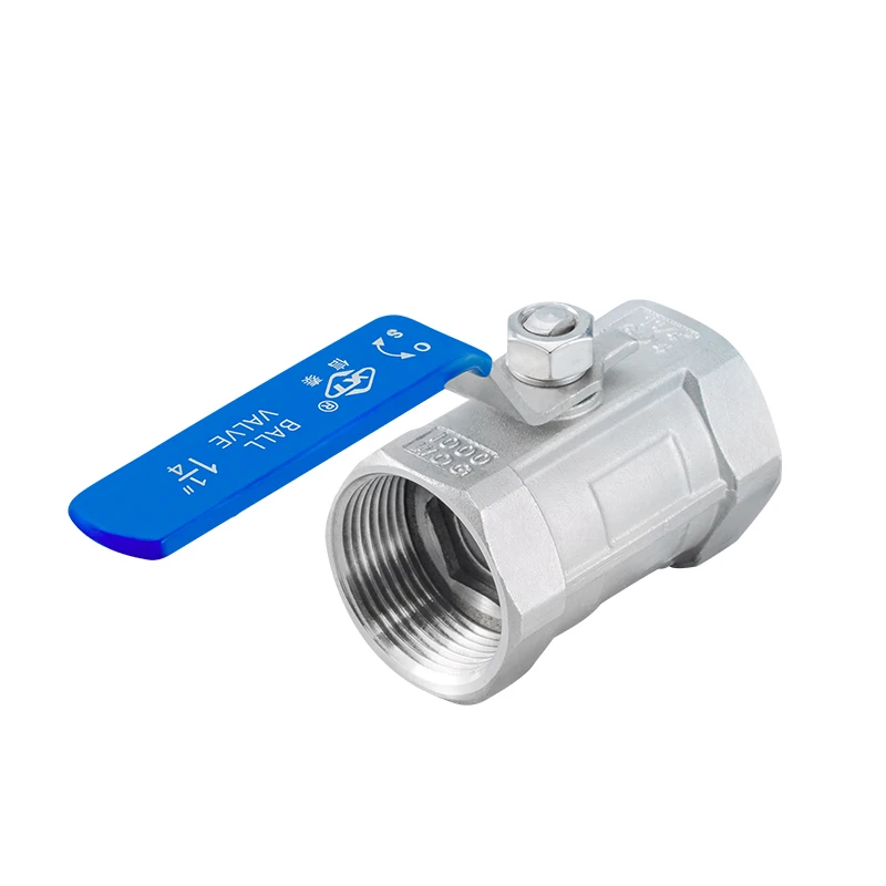Customized size one-piece screwed ball valve high pressure industrial ball valve