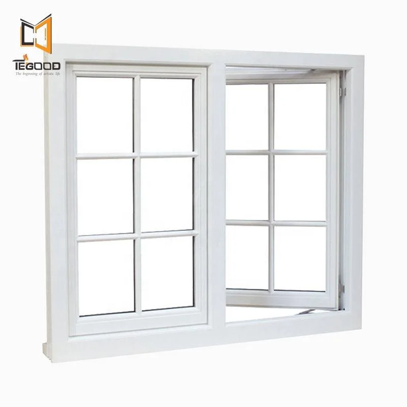 NFRC Thermal Break Aluminium Window Casement Double Glazing French Casement Window