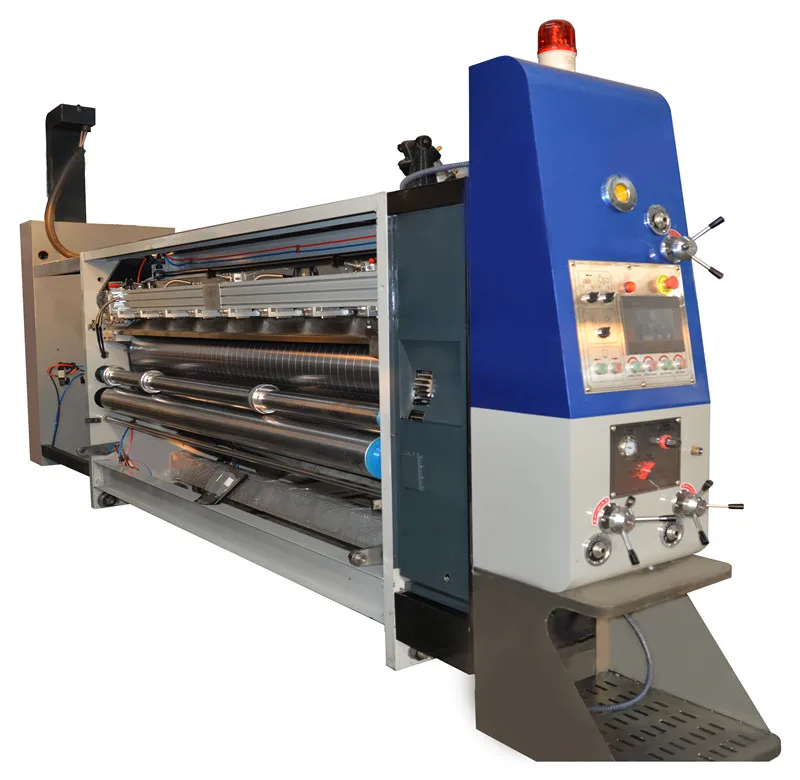 High definition printing slotting rotary die cutting  carton box making machine