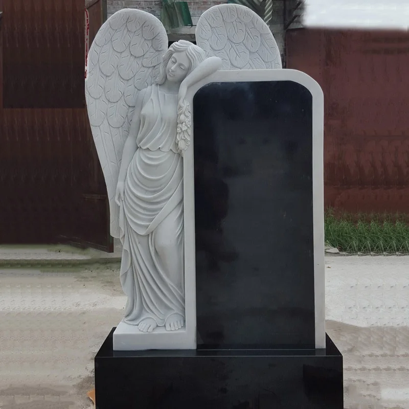  Оптовая продажа лидер продаж Европейская и американская популярная индивидуализированная надгробия дизайн ангел кладбище памятники с