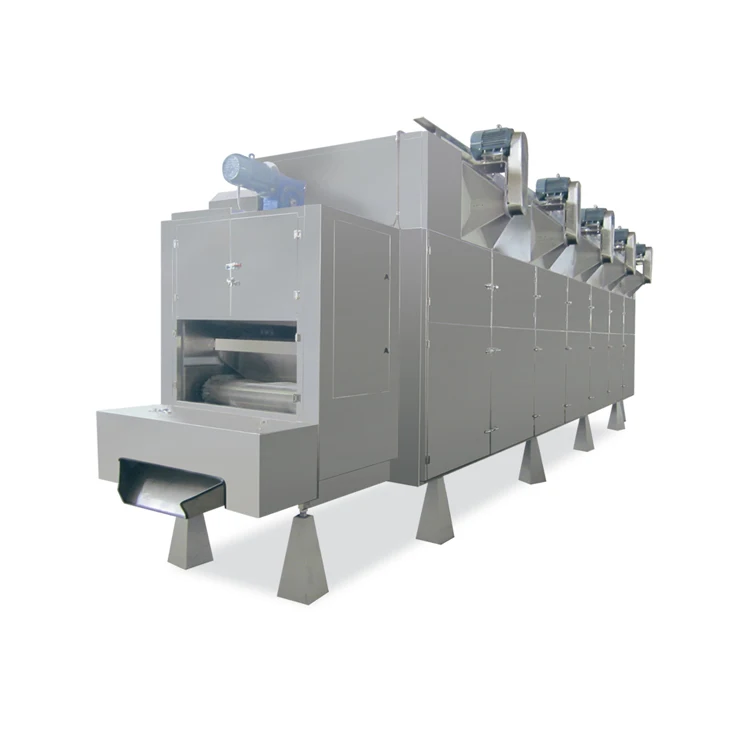 Industrial snack food drying machine high temperature continuous baking tunnel oven electric 30 feet  furnace