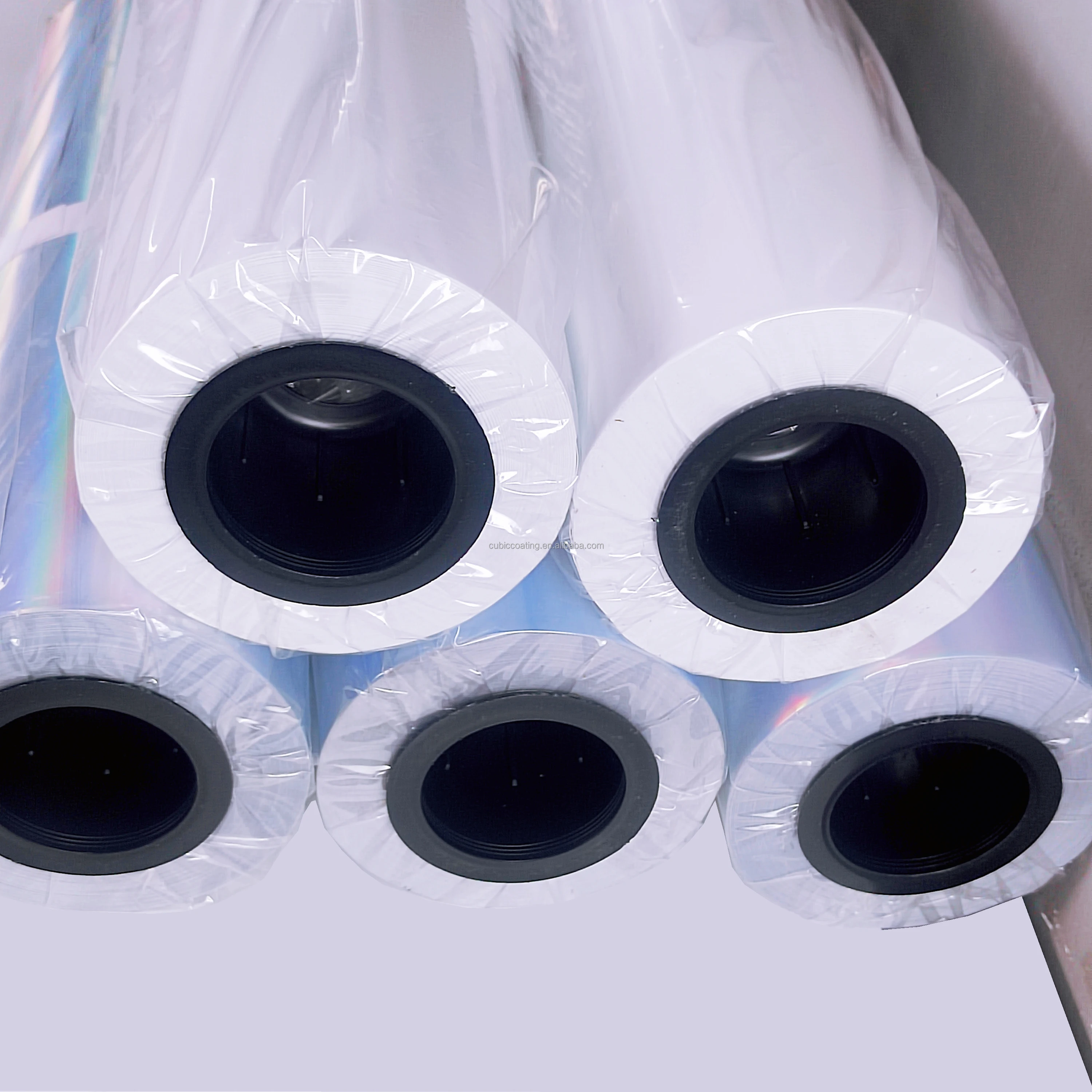 Glossy Pearly White Pp Film Sticker Waterproof Sticker For Inkjet Printer Stickers  Self Adhesive Labels Packaging Labels Roll
