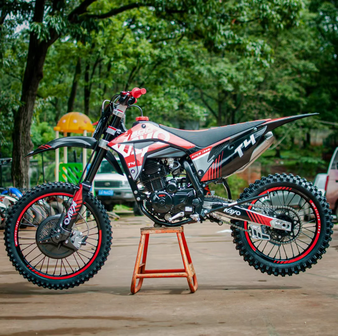 KAYO T4 LONCIN300 газовый двигатель 300CC эндуро Мотокросс внедорожные мотоциклы с воздушным охлаждением 4-тактный внедорожник 300cc для взрослых