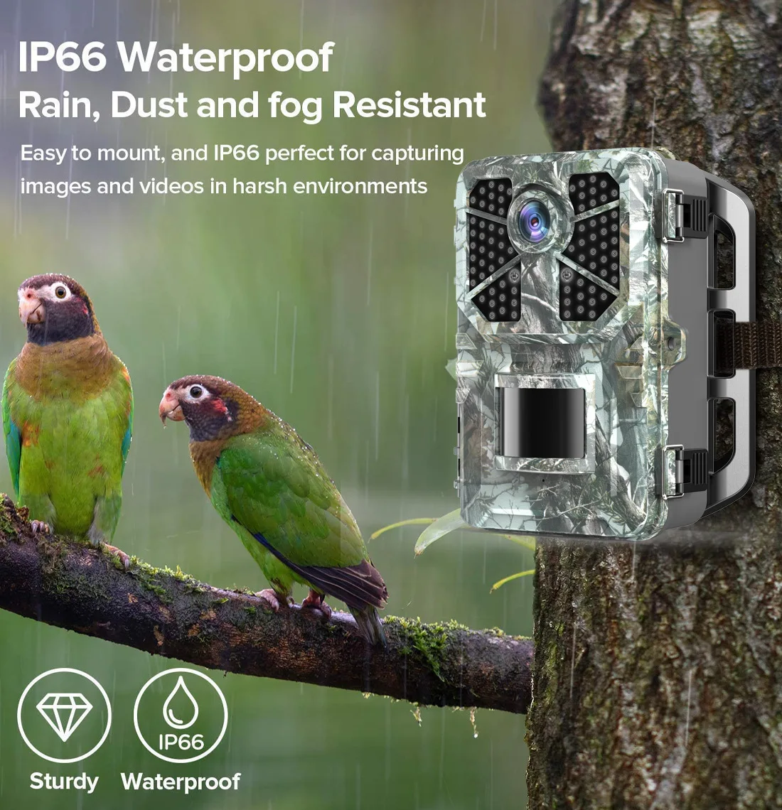 Outdoor Hunting Wildlife HD Camera Security Monitoring Infrared Night Vision