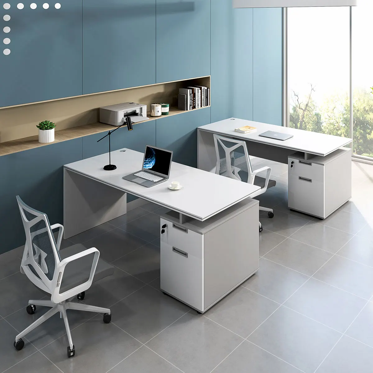 Hot reception desk, executive desk, wooden office furniture, computer office game table set.