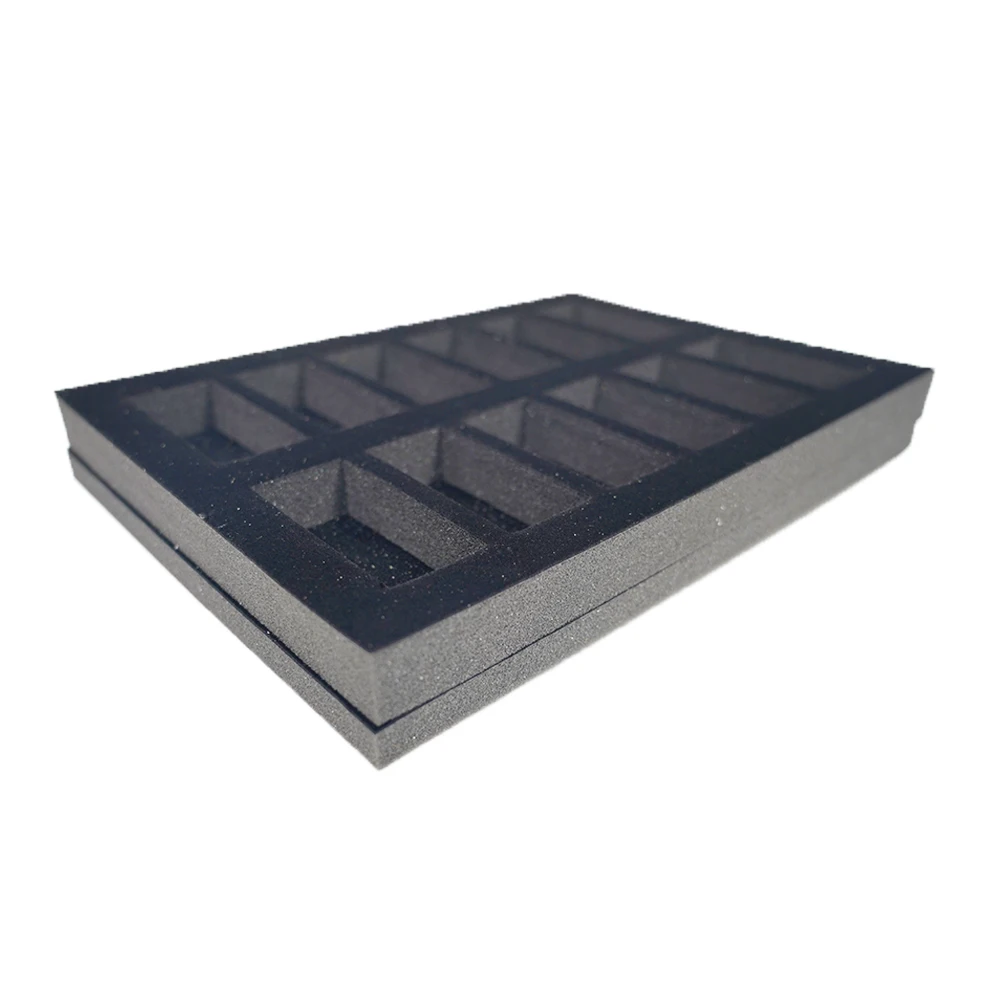 Factory Direct Export Foam Lined Box Gift Carton With Foam Inserts Shock Absorbing Red Wine Bottle Glass Strong Support