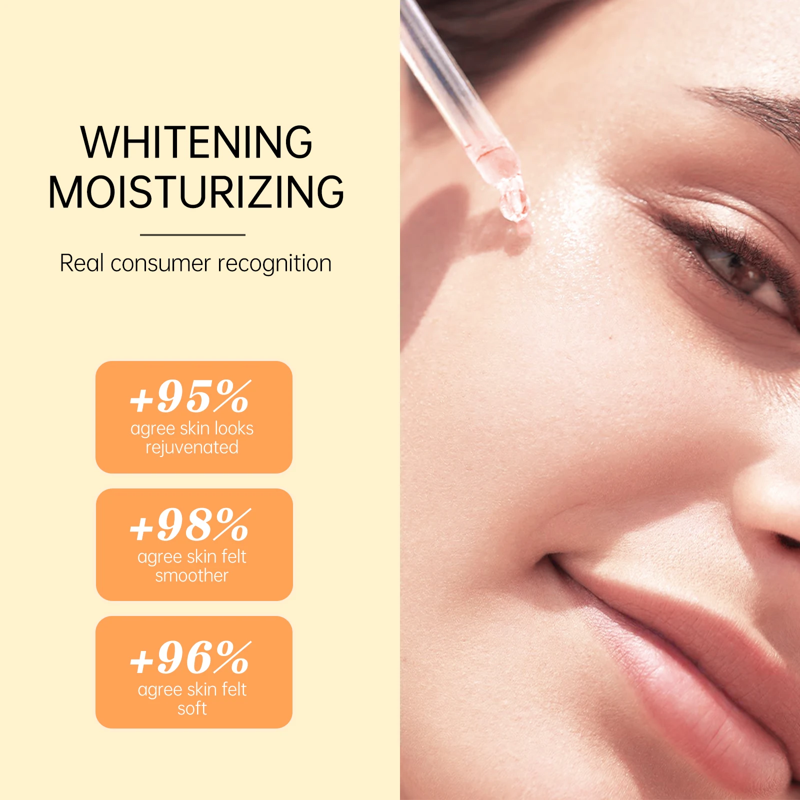 Private Label Korean Organic Whitening Moisturizing Skin Care Face Remove Dark Spot Freckles Vitamin C Serum
