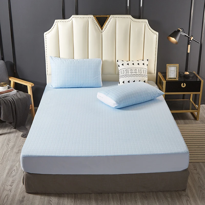 Waterproof Terry Mattress Cover Anti Dust Mite Anti Mattress Protector