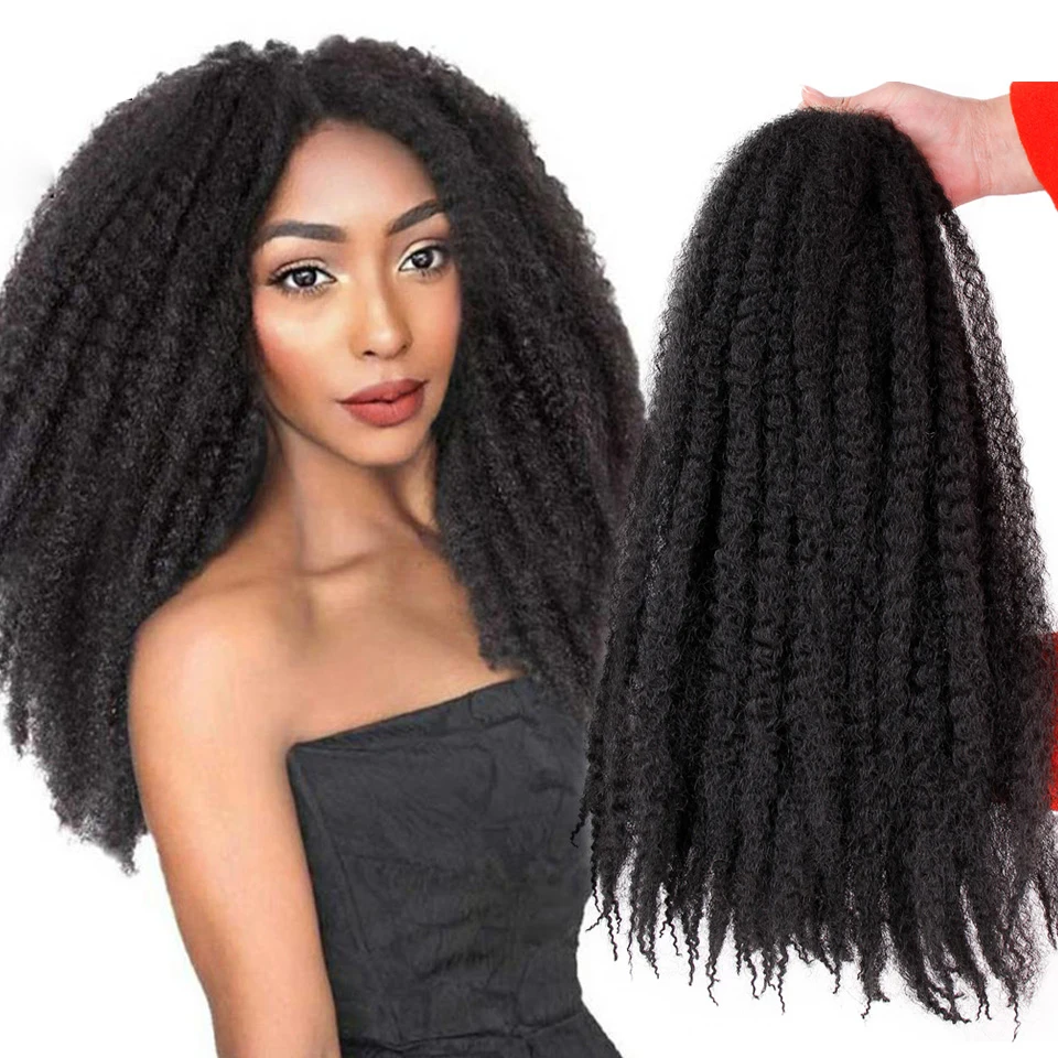 
 Оптовая продажа, 18 дюймов, 100 г, 100% синтетическое волокно, оплетка Марли, афро кудрявые волосы, афро кудрявые волосы, твист волосы марли  