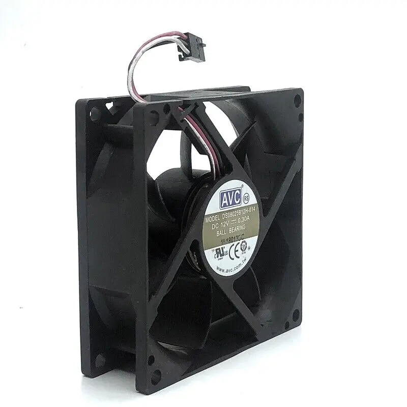 YJL 1PC AVC DS08025B12H-014 Cooling Fan V 0.30A 80mm Computer CPU New B