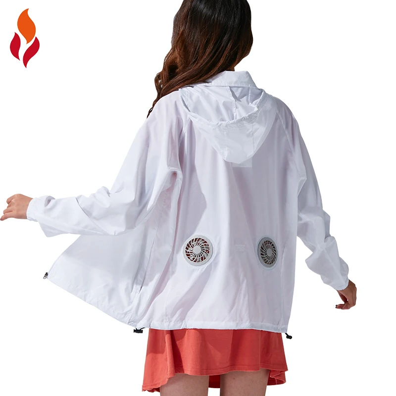 NUANRONG Cheap New Style All-in-one Fan Air Conditioning Clothing 5V Brushless Fan Clothing With Controller