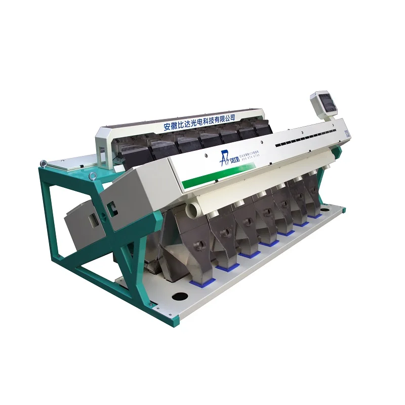 7 chutes high processing equipment accuracy ccd optical color mineral separator ABD ore color sorter