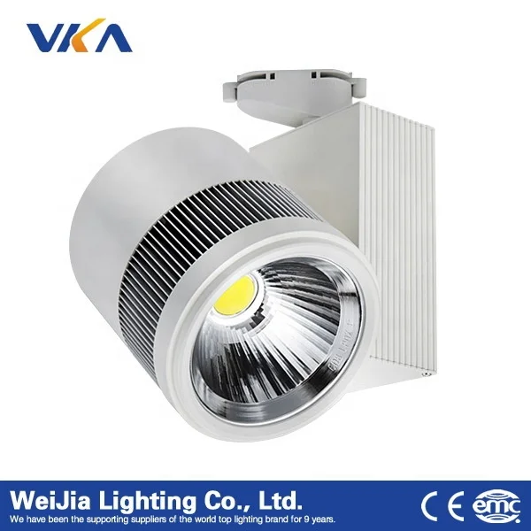 Led cob 30W track spotlights exhibition hall show room spot lightings hotel shopping mall light track lighting