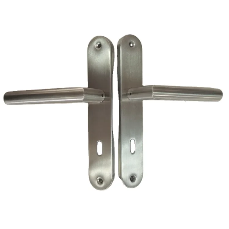 stell 65000404 stainless steel glass door handle back plate standard