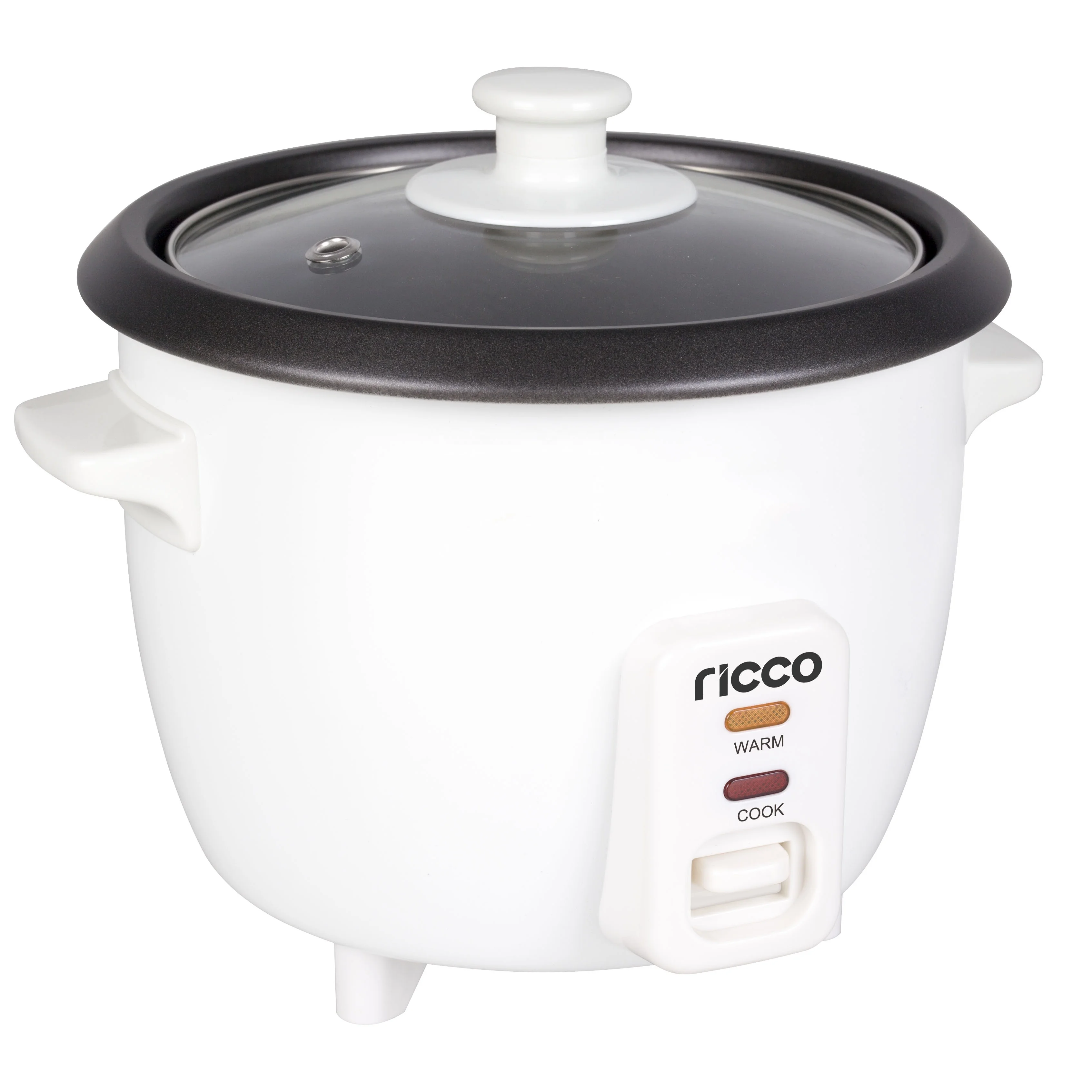 Electric Rice Cooker with Non Stick Inner Pot makes Soups, Stews, Porridge, Grains and Cereals, 3-CUP, 0.6L