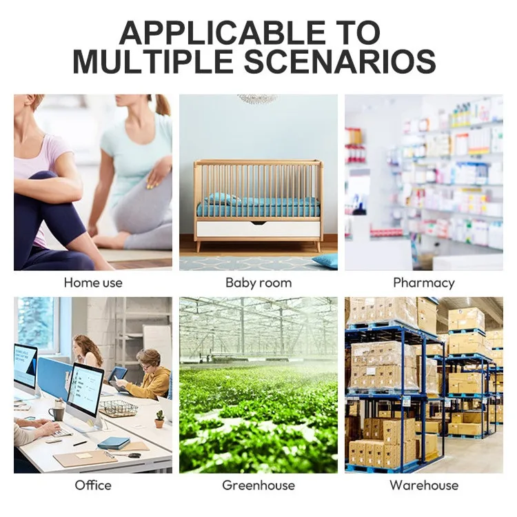 New Product Ideas Clock Digital Thermometer Hygrometer for Indoor Room