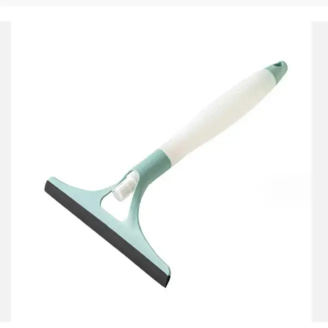 2-in-1 Multipurpose Water Glass Wiper Scraper Shower Squeegee Cleaner With Spray Bathroom Mirrors Tiles Car Window Cleaning Tool