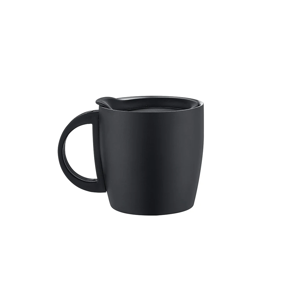 2020 Hot sale double walledstainless steel travel mug  with handle keep warm and cold handle  mug350ml