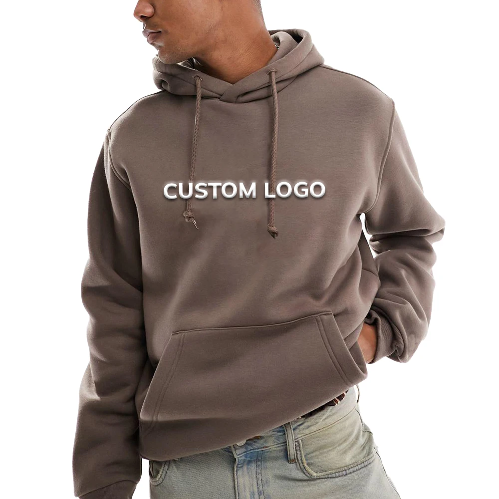 Custom 3D Puff print heavyweight Hoodies sweatshirts for High quality french terry cotton drop shoulder Hoodies for manufacturer