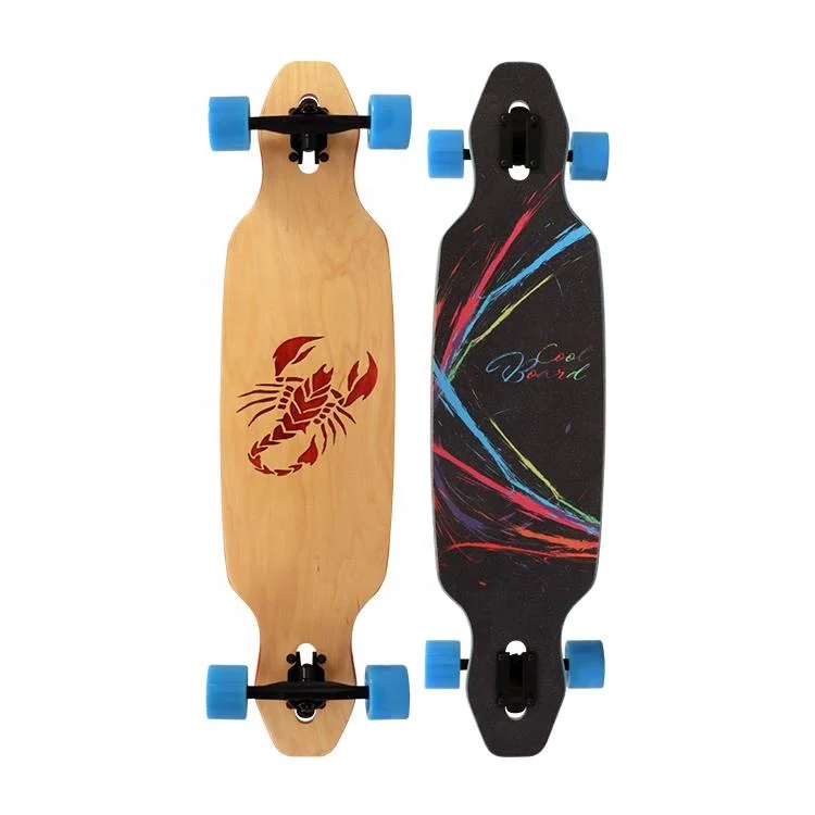 Лидер продаж профессиональный скейтборд longboard с 4 колесами PU на заказ пустая длинная доска для скейтборда