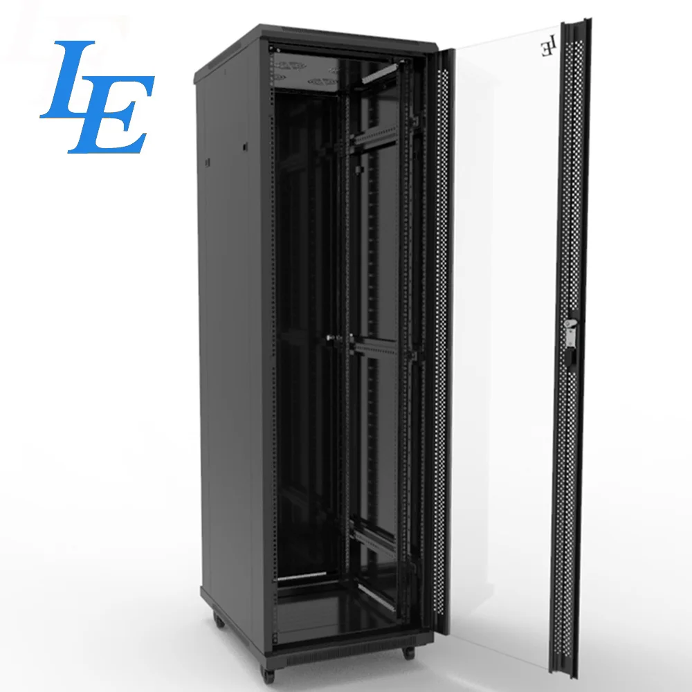 Server Rack 22U 24U 36U Tempered Glass Front Door