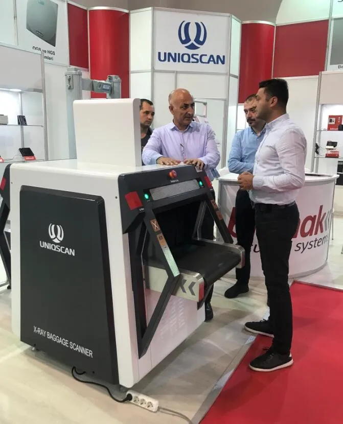 Уникальный внешний вид бренда UNIQSCAN SF5030C рентгеновский сканер безопасности багажа система контроля доступа с длинным светодиодным