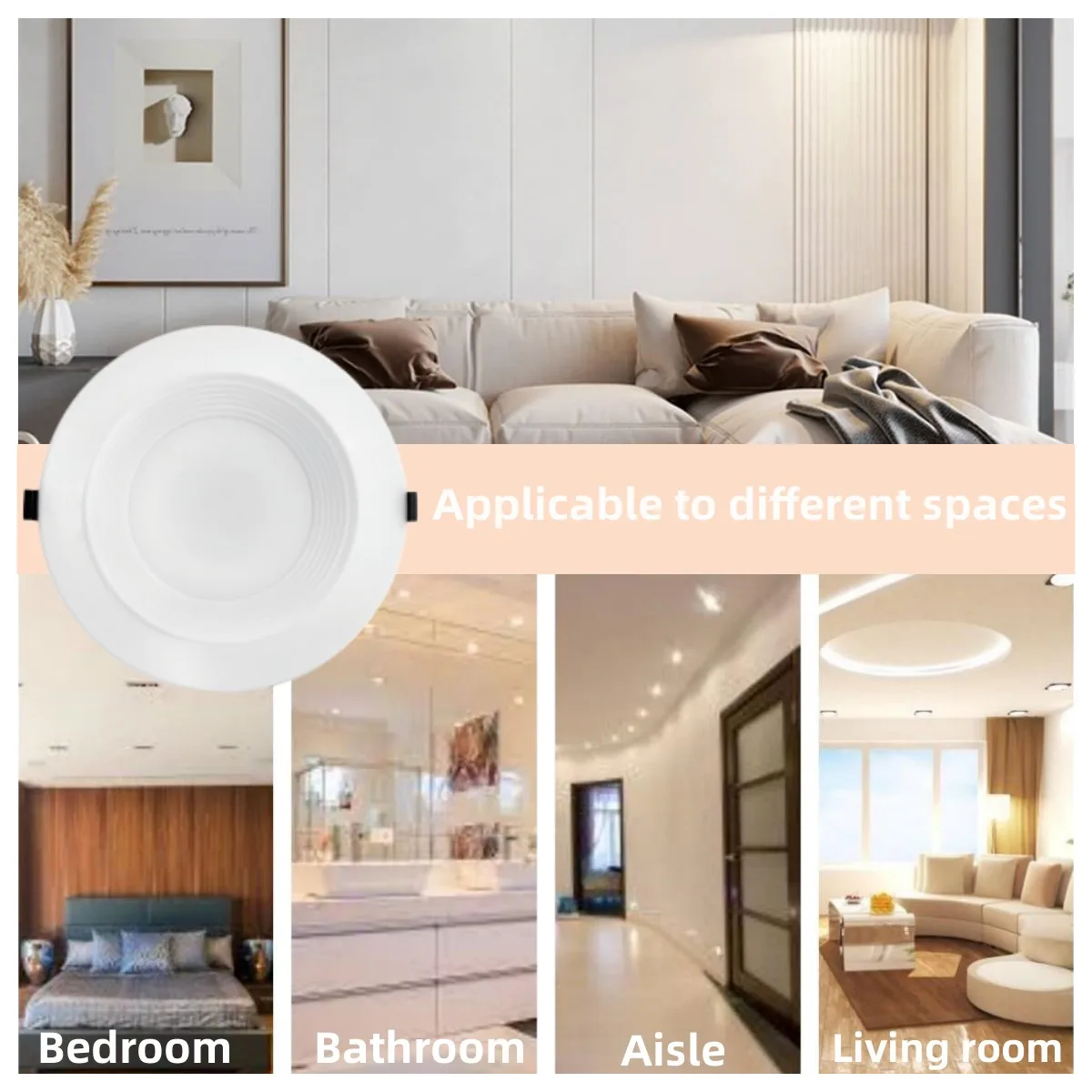 Great value low price for hotel kitchen bathroom DLC listed 5cct&wattage changeable 24w 12w 15w led downlight