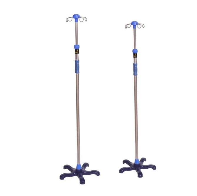 Infusion Stand Support Bottle Stainless Steel Infusion Stand Floor Movable Drip Infusion Stand Medical Supplies Products