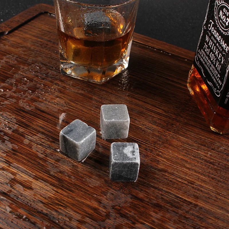 Factory Direct Sale natural kind of gemstone sipping stone cube for ice whiskey wine