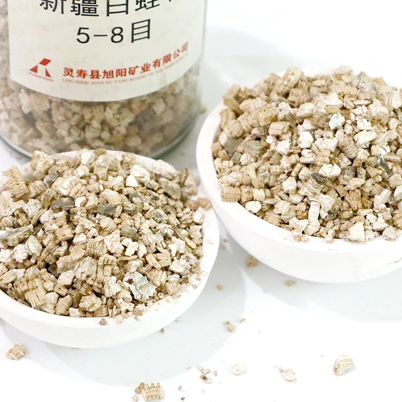 Hebei Lingshou Cheap Expanded Supplier Raw Vermiculite Price Per Ton Raw Vermiculite Bulk