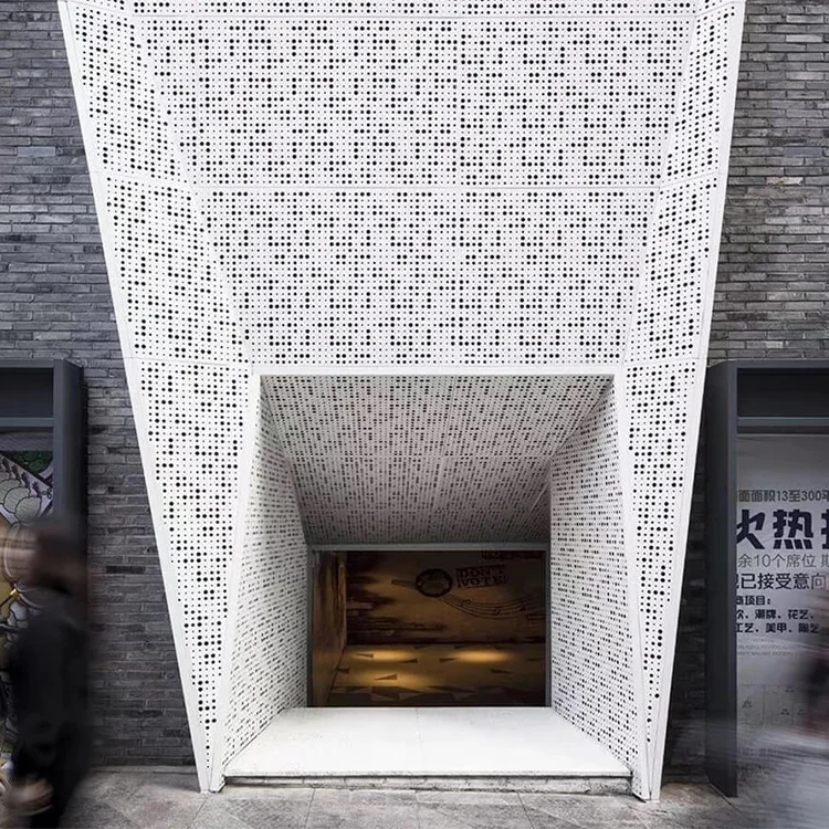 Наружная алюминиевая фасадная панель для здания занавески белые металлические облицовочные доски внешняя лазерная резка алюминиевые панели дизайн
