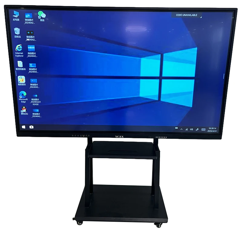 Smart Touch Screen Interactive Flat Panel Aluminum Alloy Frame Digital Interactive Board