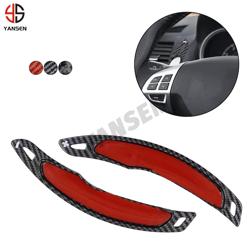For Mitsubishi ASX Outlander Lancer Eclipse Cross Lancer Steering Wheel Shift Paddle Extend Gear Paddle Extension Sticker