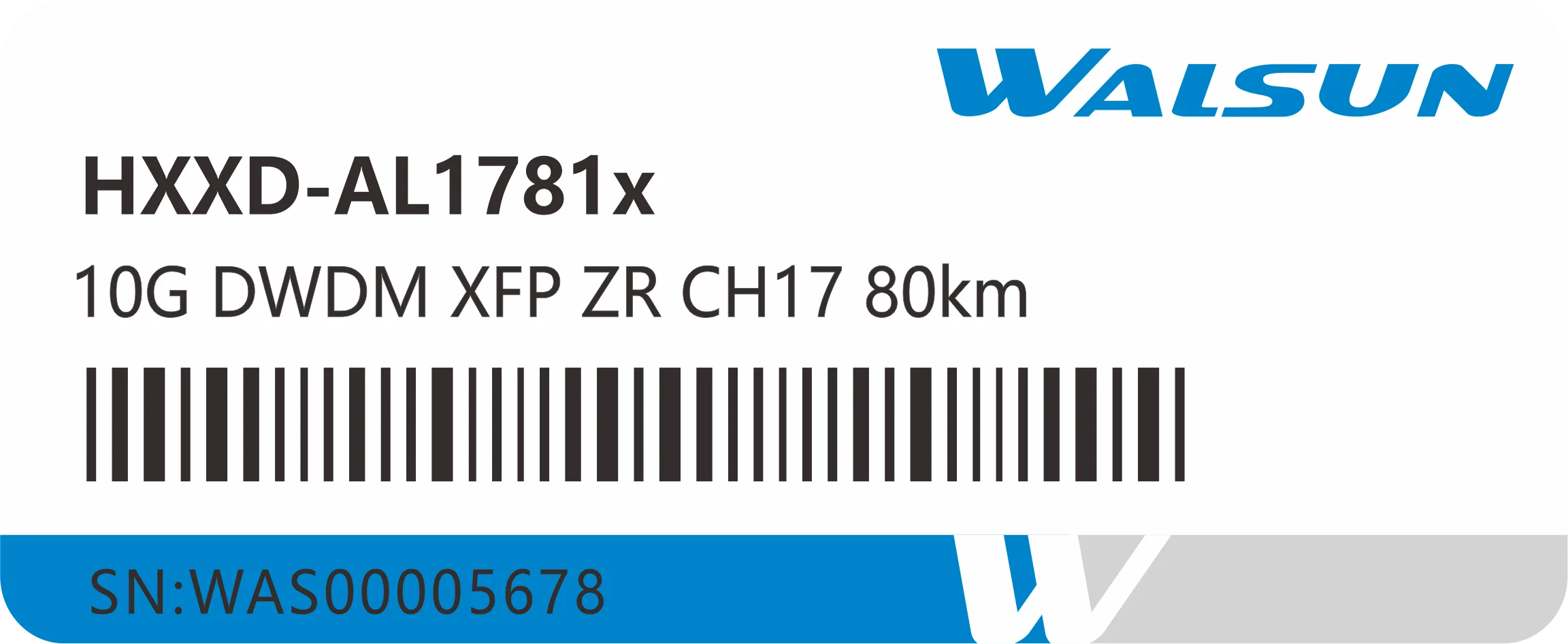 [1.25-400G all series optical module] Optical transceiver for commercial 10G DWDM XFP 80km 100GHz  Dual LC DDM SMF