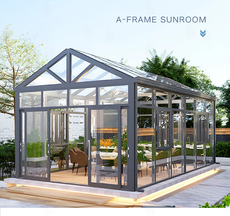 Villa Swimming Pool Aluminum Alloy Sunroom Plan