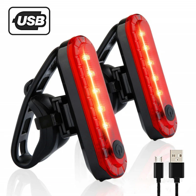  Заводская розетка многорежимный USB Перезаряжаемый задний фонарь умные светодиодные комплекты велосипедные