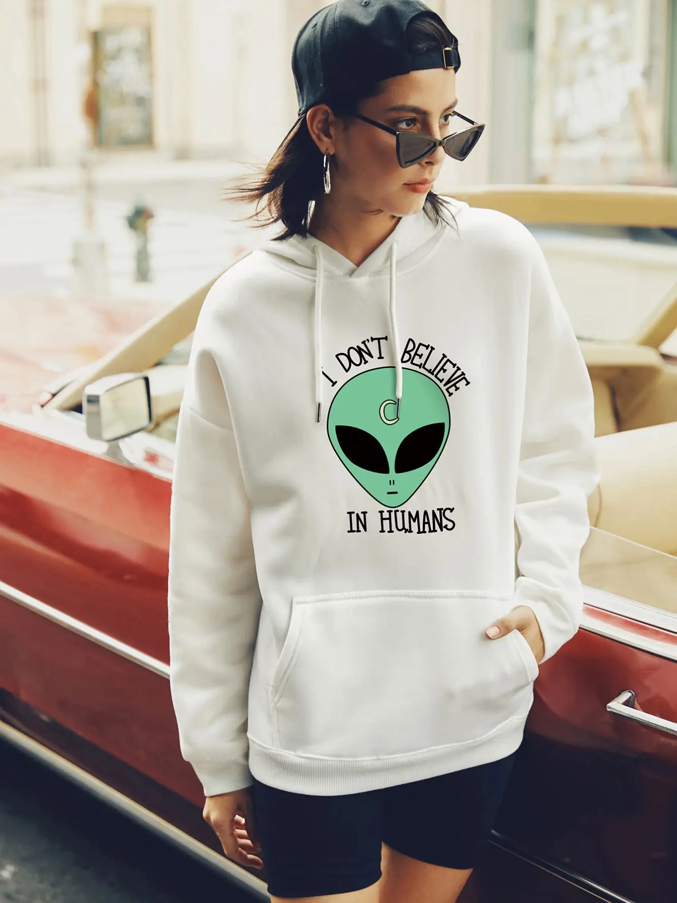 
2020 fashion hoodies for women alien streetwear hooded 100% cotton unisex pullover hoodies private label hoodies 