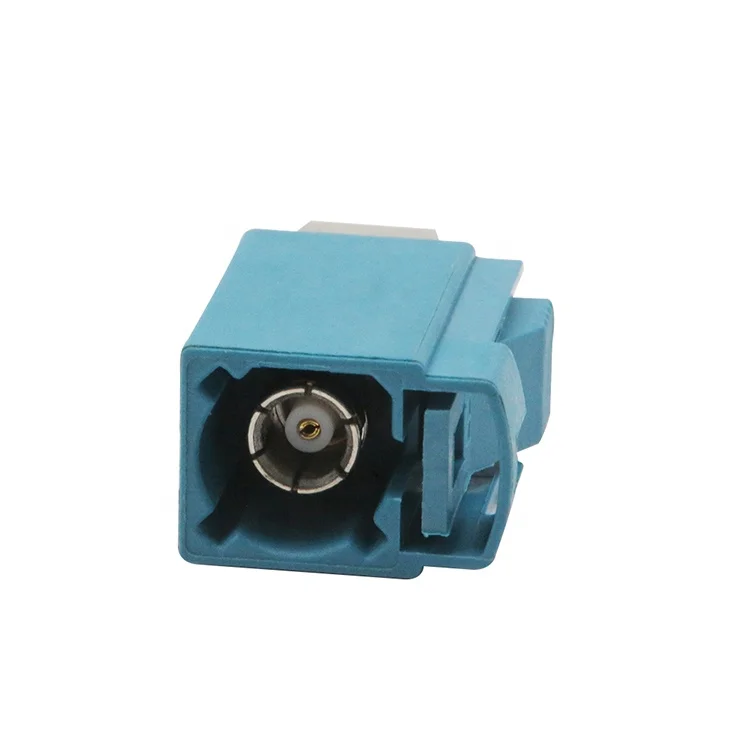 Fakra connector coding Z type SMB  right angle female  for Car Video, TV, Radio, Camera RG174, RG316 Coaxial cable