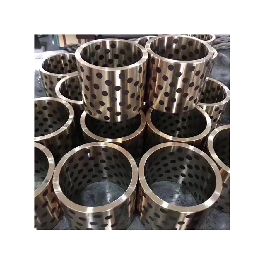 Self Lubricant Copper Linear Bush Bearing Sleeve Graphite Bushes Bronze Inlaid Bushing