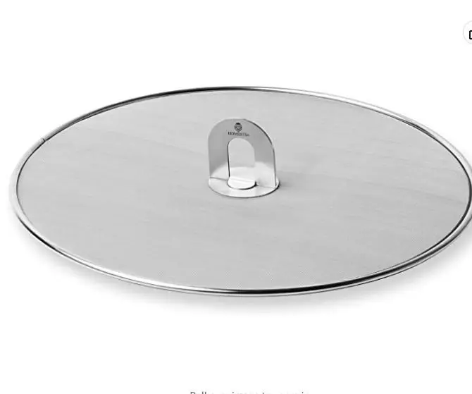 rease Splatter Screen for Frying Pan Grease Splatter Guard Oil Cover  Foldable Knob Skillet Splatter Shield