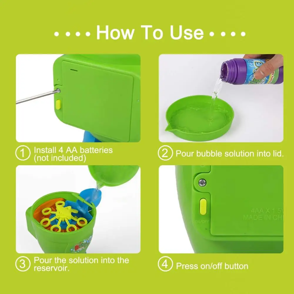 Автоматический пузырьковый аппарат раствор 1000 + пузырьков в минуту подходит для улицы вечеринки и свадьбы