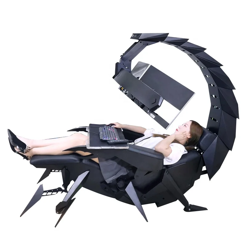 KSM-GC1 Deluxe Video Gaming Racing SCORPIN KING Cockpit Chair Super Game Extradimensional Future  Scorpion pc Gaming Chair