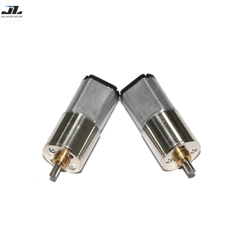 JL-16GA -030 Gear Motor DC 6V 9V 12V Full Metal Gearbox Permanent Reducer Forward Reverse Brush Permanent Magnet Reduction Geare